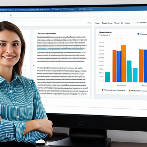 Home 14 A professional female graphic designer, mid-30s, dressed in a modest, contemporary business casual outfit, fully clothed, appropriate attire. She is seated at a modern, bright office desk with two large computer monitors. On the left monitor, a dense, unformatted "wall of text" is displayed, causing a slight expression of digital fatigue. On the right monitor, the same content is beautifully transformed into a clear, visually hierarchical layout with distinct headings, short paragraphs, and bullet points. Her expression towards the right monitor is one of satisfaction and clarity. Professional photography, soft studio lighting, high resolution, detailed, realistic, perfect anatomy, correct proportions, natural pose, well-formed hands, proper finger count, natural body proportions, safe for work, appropriate content, professional, modest.