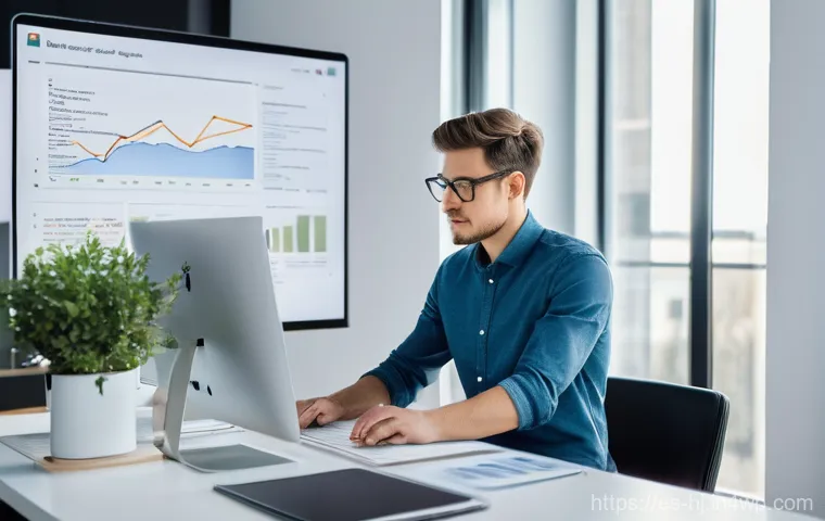 정보 계층화가 글의 품질에 미치는 영향 - **Prompt 1: "The Architect of Digital Content"**
    A young, focused professional (gender-neutral, ...