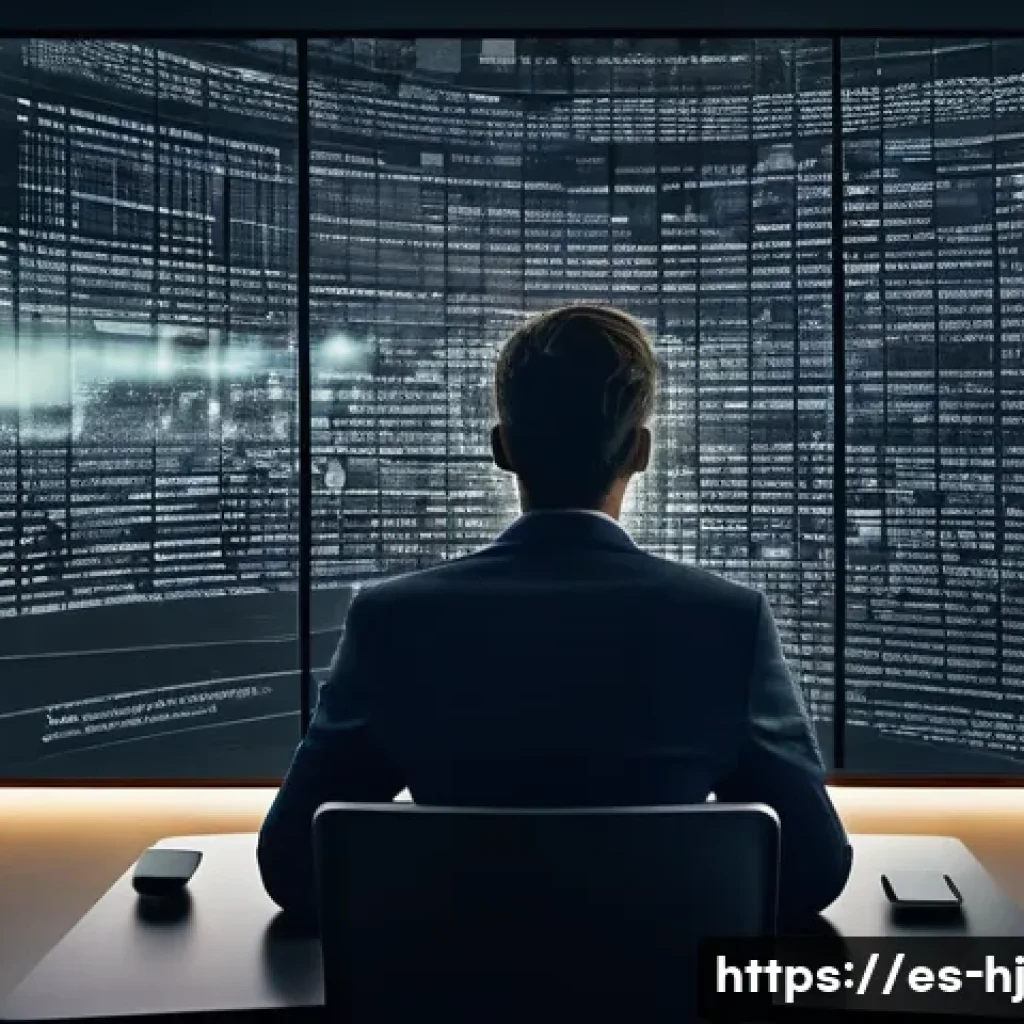 정보 계층화와 비즈니스 글쓰기의 관계 - **Prompt 1: The Digital Navigator's Journey**
A clear and focused image capturing a person, subt...