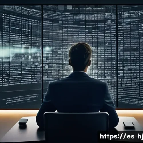 Home 7 정보 계층화와 비즈니스 글쓰기의 관계 - **Prompt 1: The Digital Navigator's Journey**
A clear and focused image capturing a person, subt...