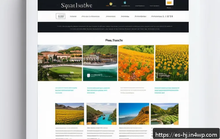 정보 계층화와 사용자 경험 디자인 - A modern, clean website homepage layout designed for Spanish-speaking users, featuring a balanced us...